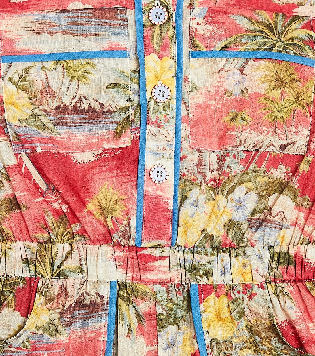 Zimmermann Kids - Alight printed cotton playsuit