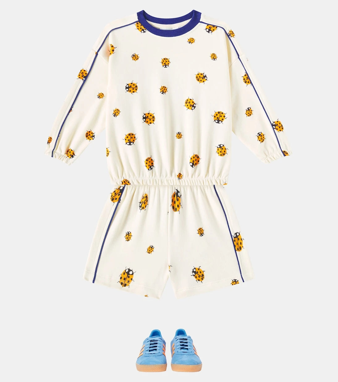 Mini Rodini - Ladybugs cotton jersey sweatshirt