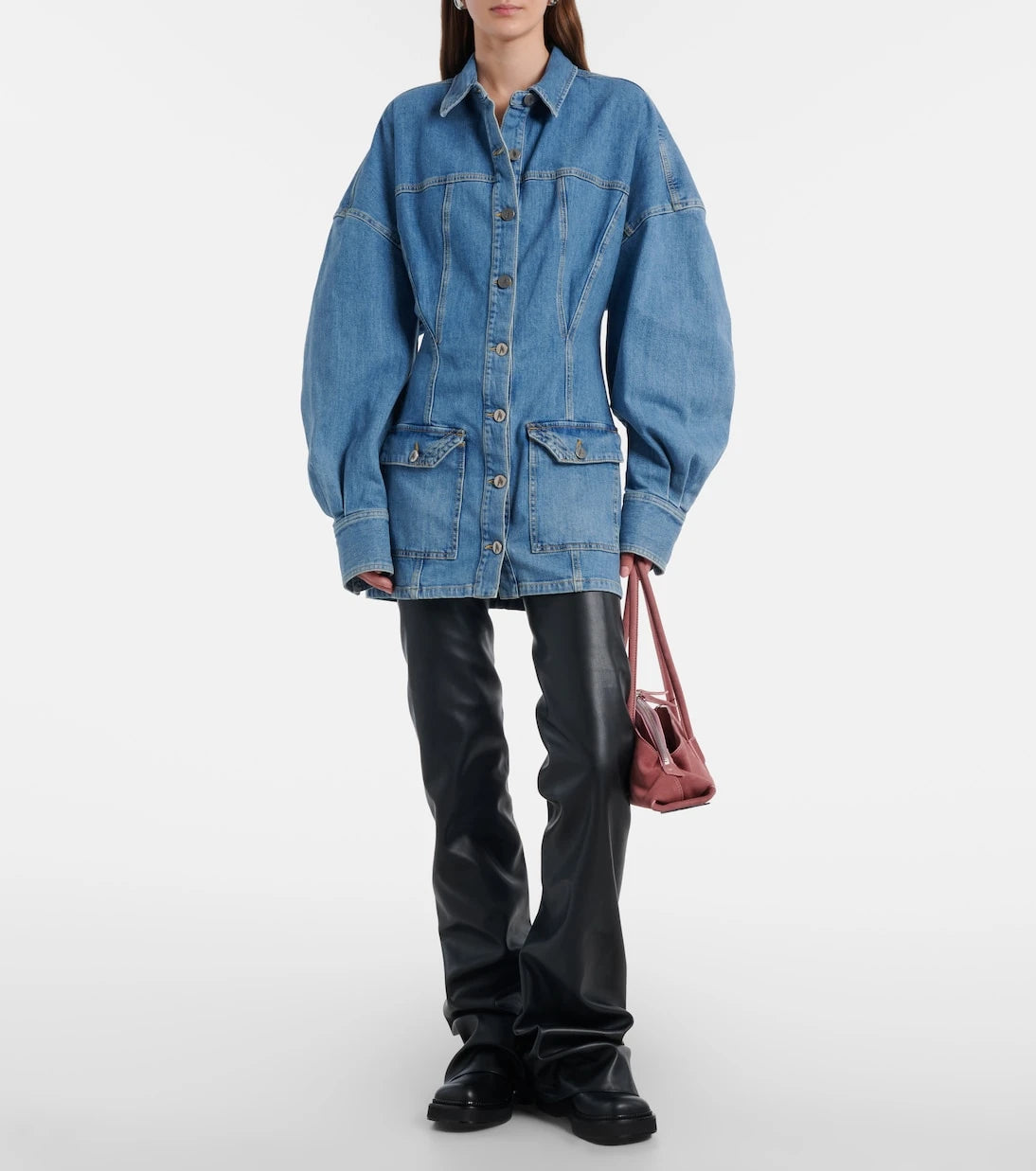 The Attico - Denim minidress