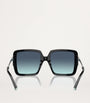 Tiffany & Co. Black Injected Square Oversized Sunglasses