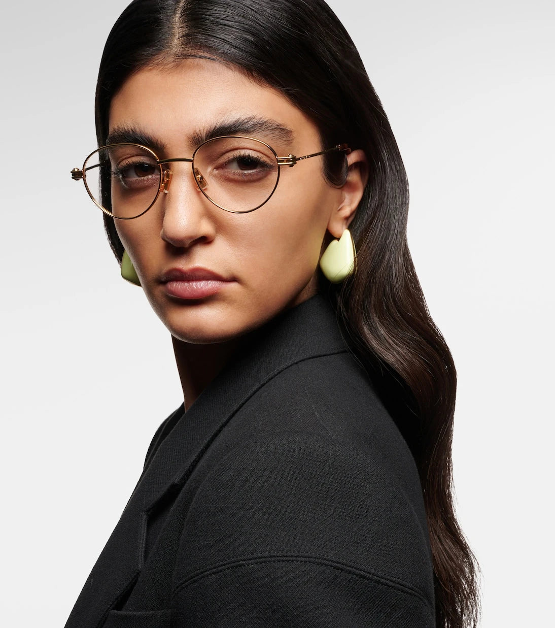 Bottega Veneta - نظارات مستديرة