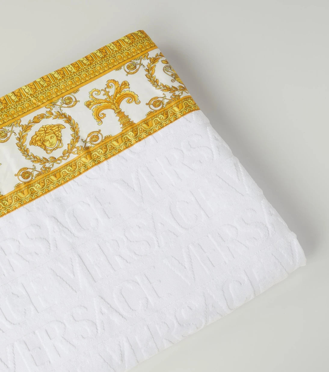 Versace Home - Versace Allover cotton terry beach towel