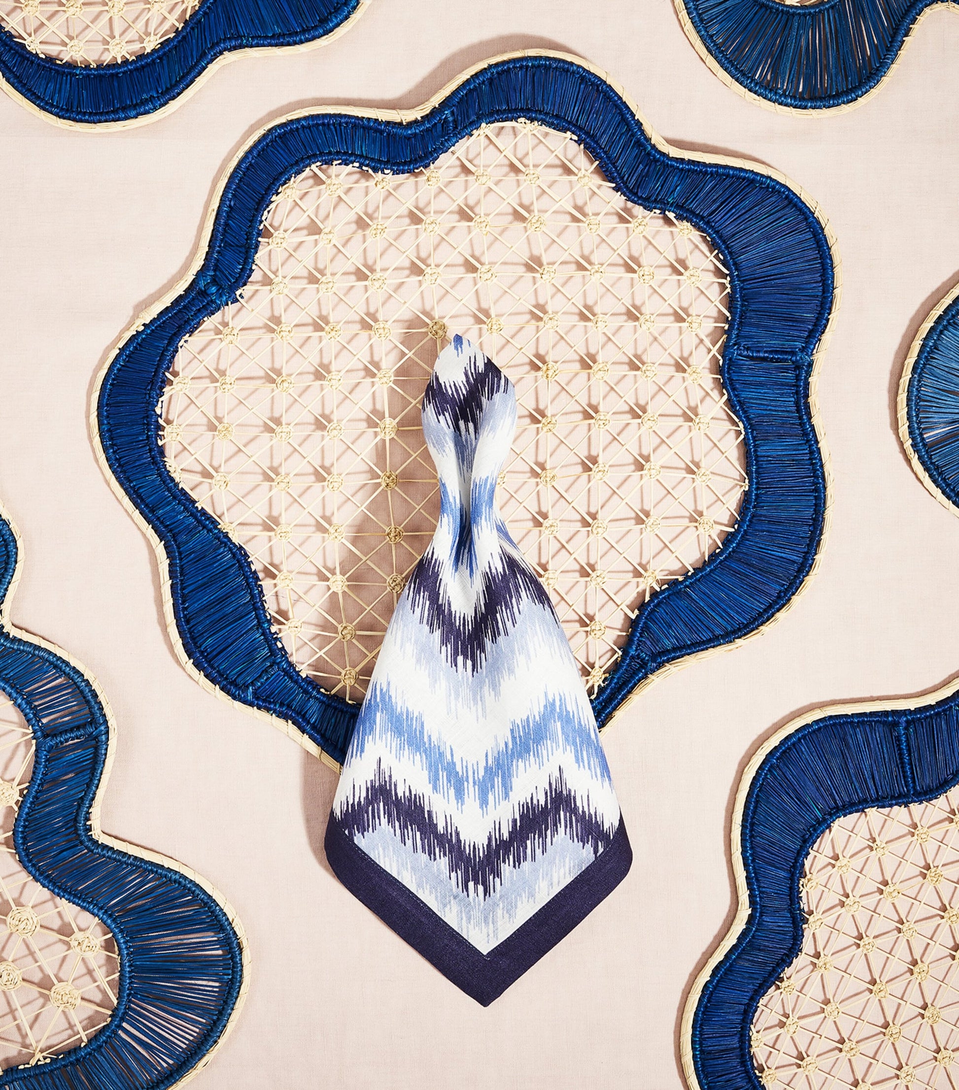 Aquazzura Round Baru Placemat (Set of 2)