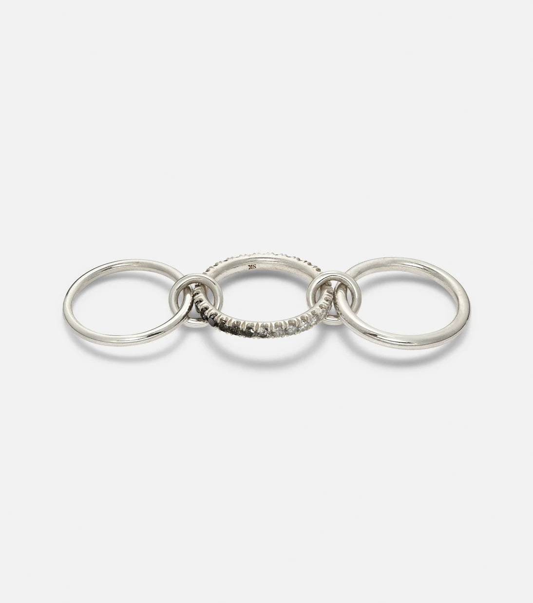 Spinelli Kilcollin - Petunia sterling silver ring with diamonds