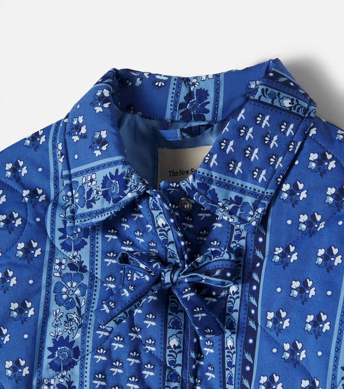 The New Society - Mare floral quilted cotton jacket