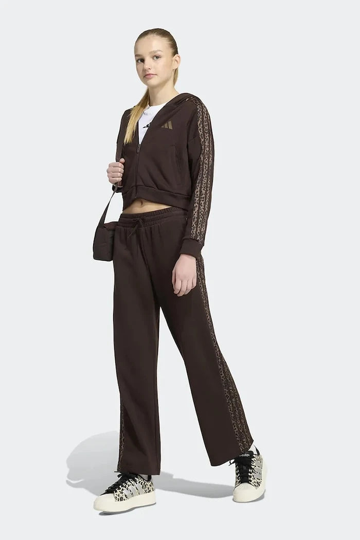 adidas çocuk pamuklu fermuarlı sweatshirt