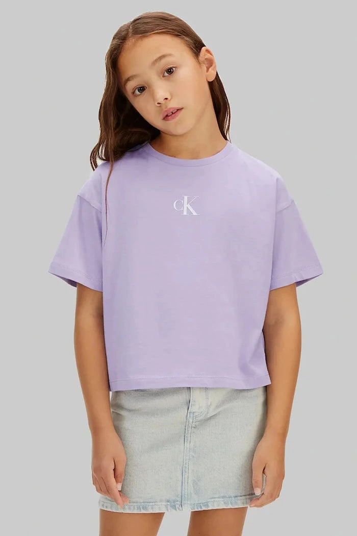 Calvin Klein Jeans Çocuk Pamuklu Tişört