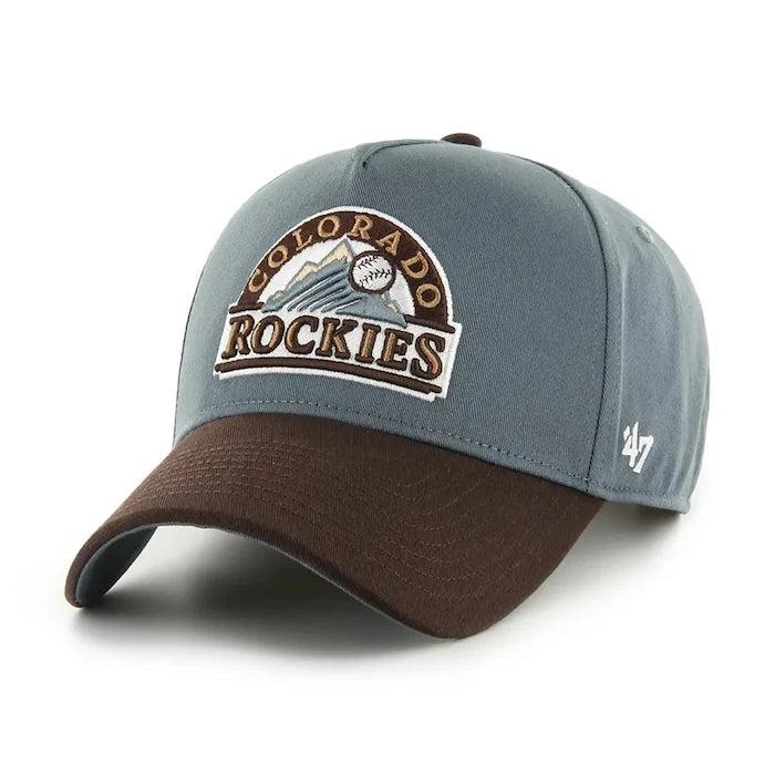Pamuklu şapka, siperlikli, 47 brand MLB Colorado Rockies Sure Shot
