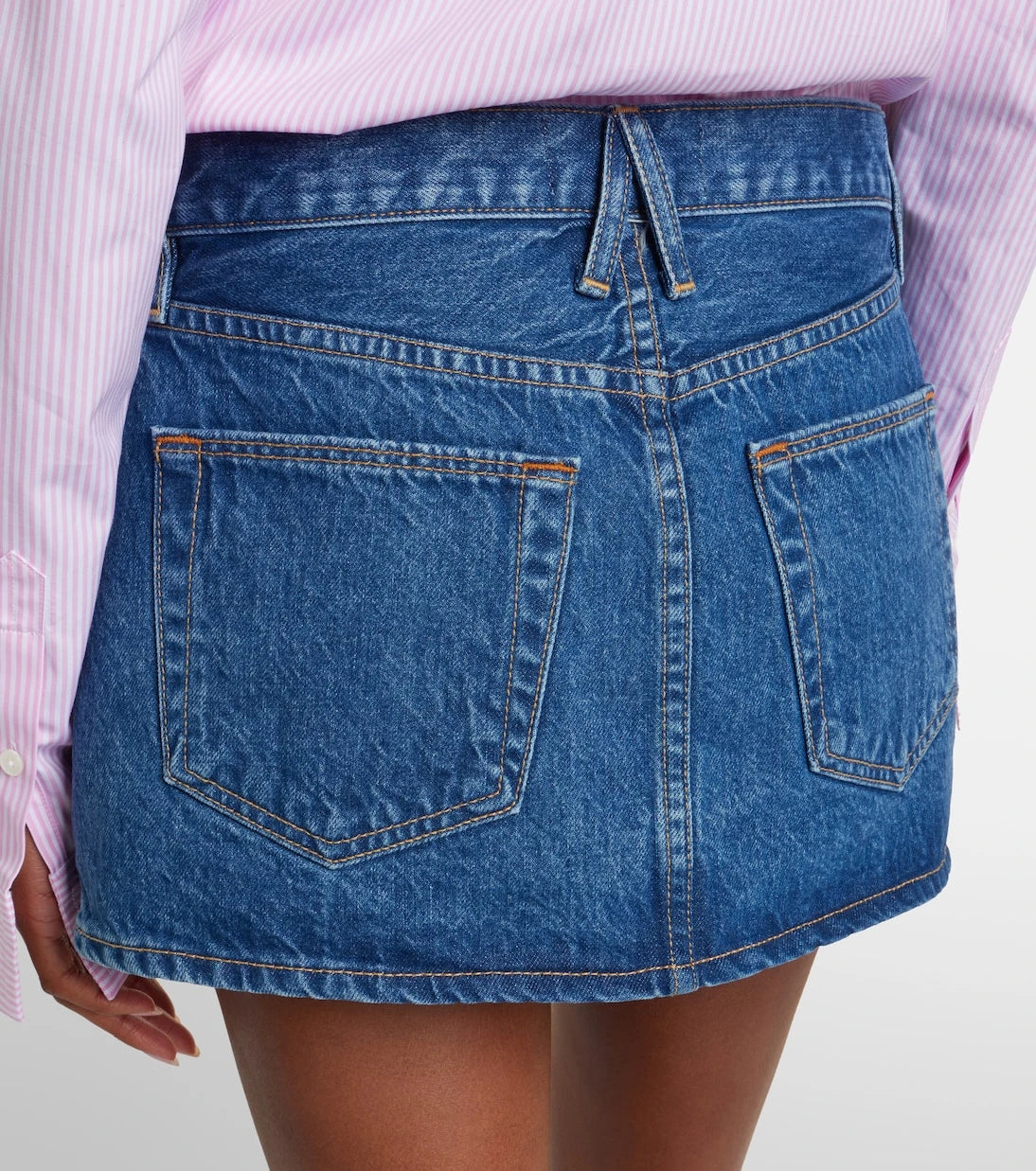 Slvrlake - Micro denim miniskirt