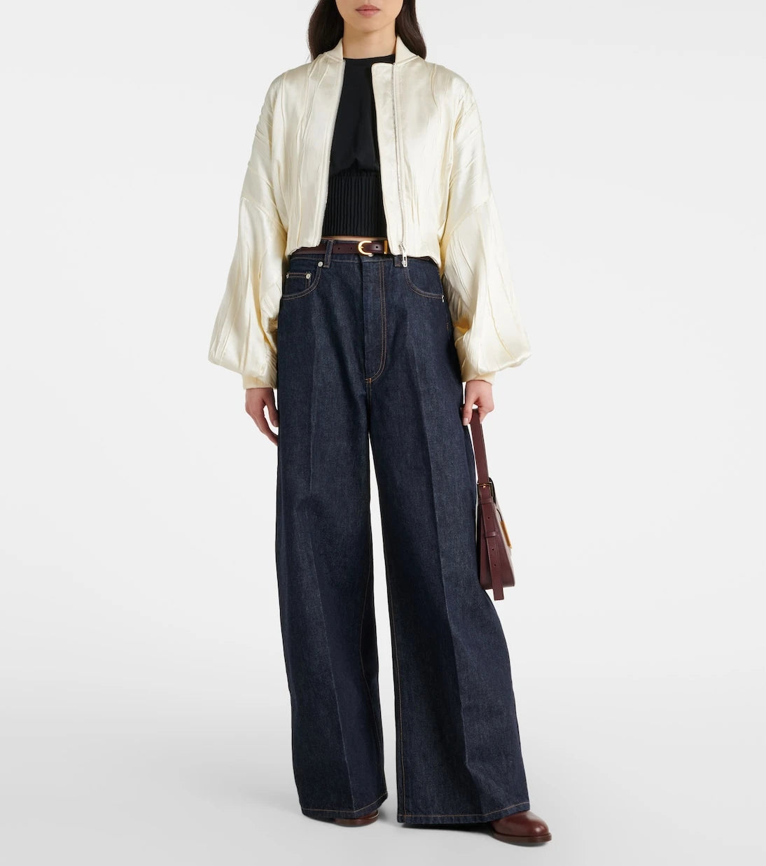Sportmax - Zorro cropped bomber jacket