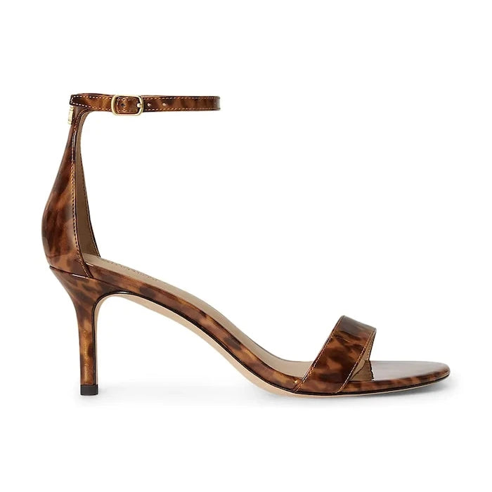 Lauren Ralph Lauren ince topuklu deri sandaletler Allie Mid