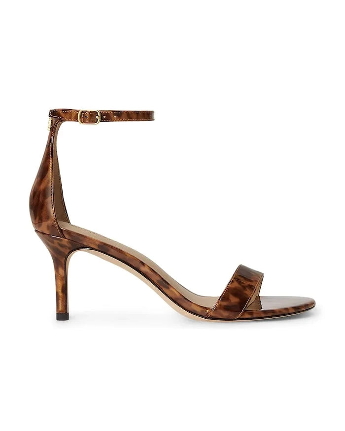 Lauren Ralph Lauren ince topuklu deri sandaletler Allie Mid