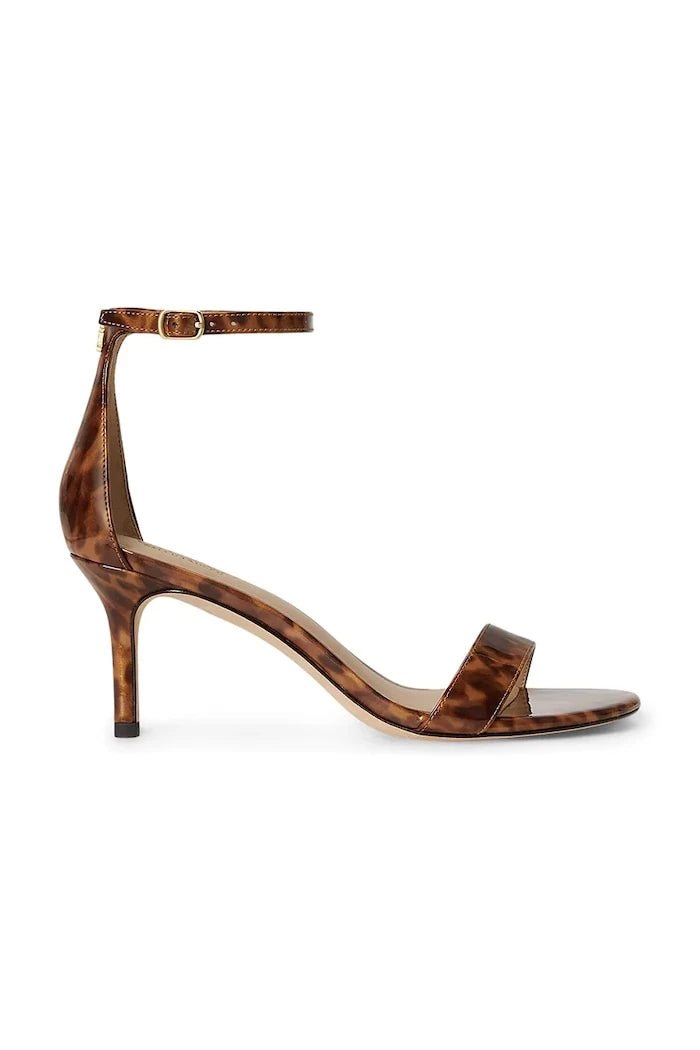 Lauren Ralph Lauren ince topuklu deri sandaletler Allie Mid
