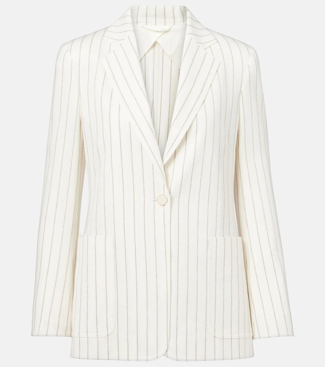 Max Mara - Jadi striped cotton and linen blazer