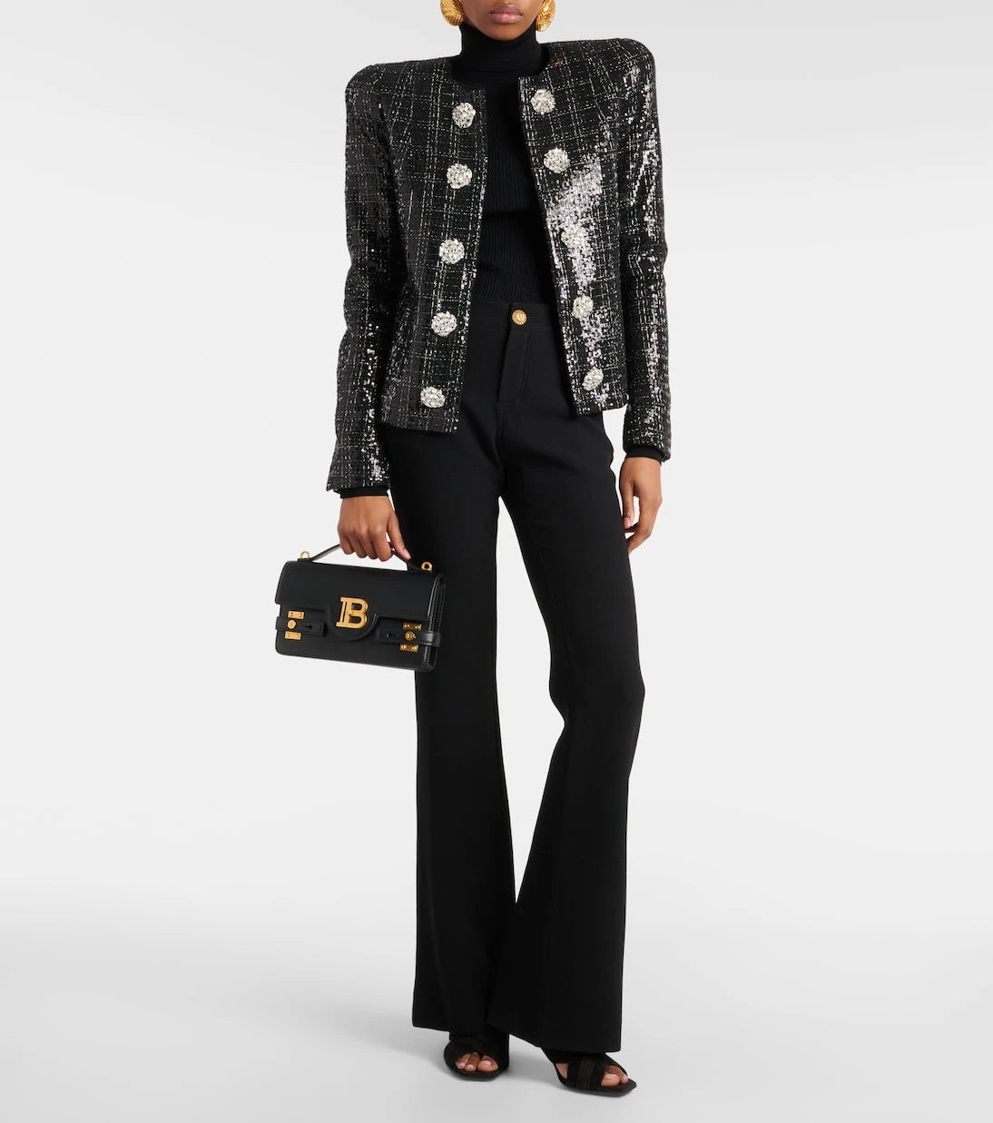 Balmain - Payetli tüvit ceket
