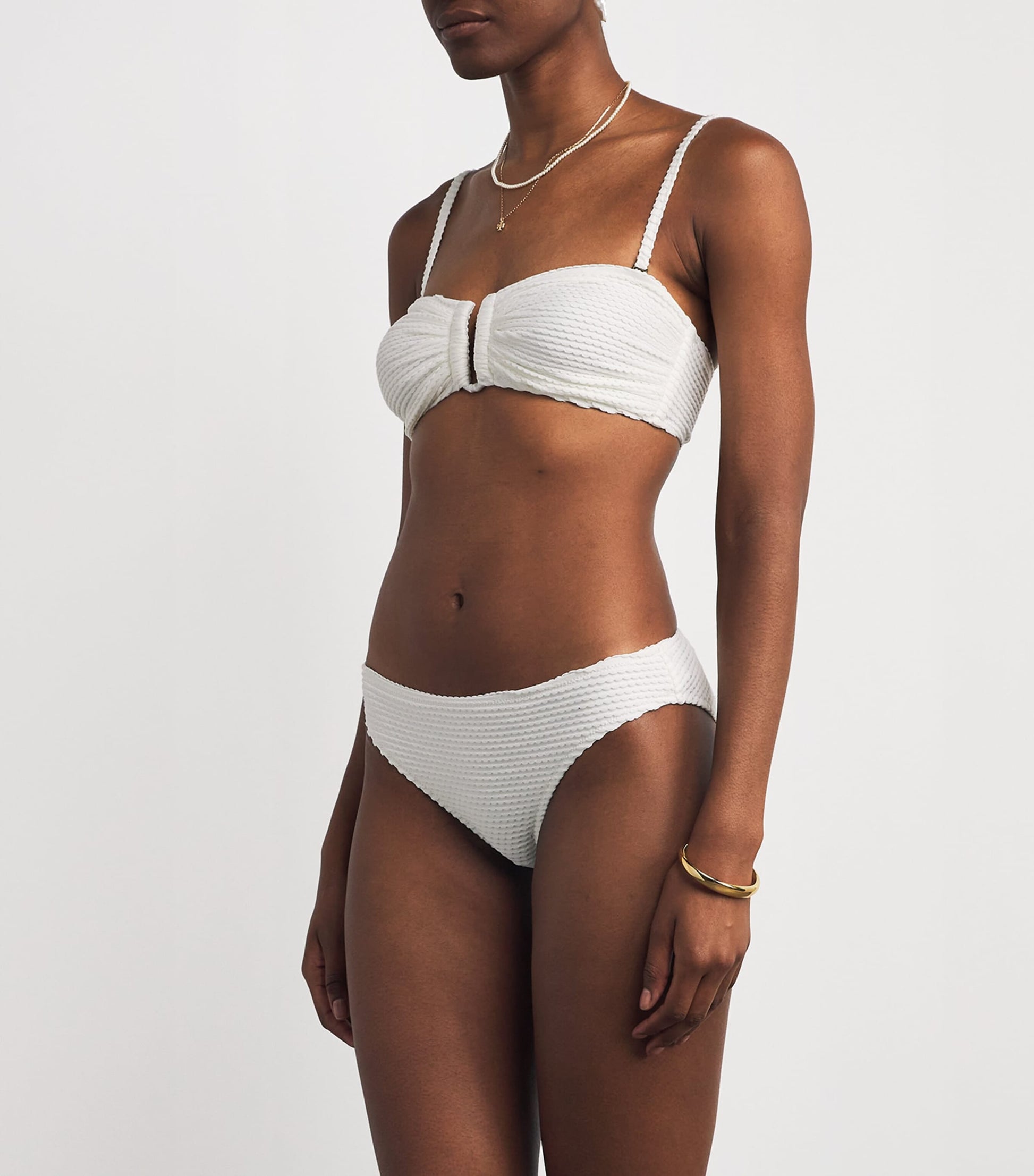 Ulla Johnson White Santorini Bikini Top