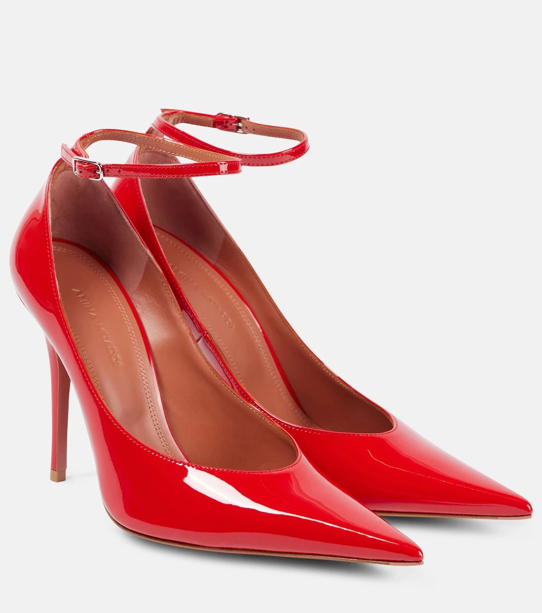 Amina Muaddi - Anok 105 patent leather pumps