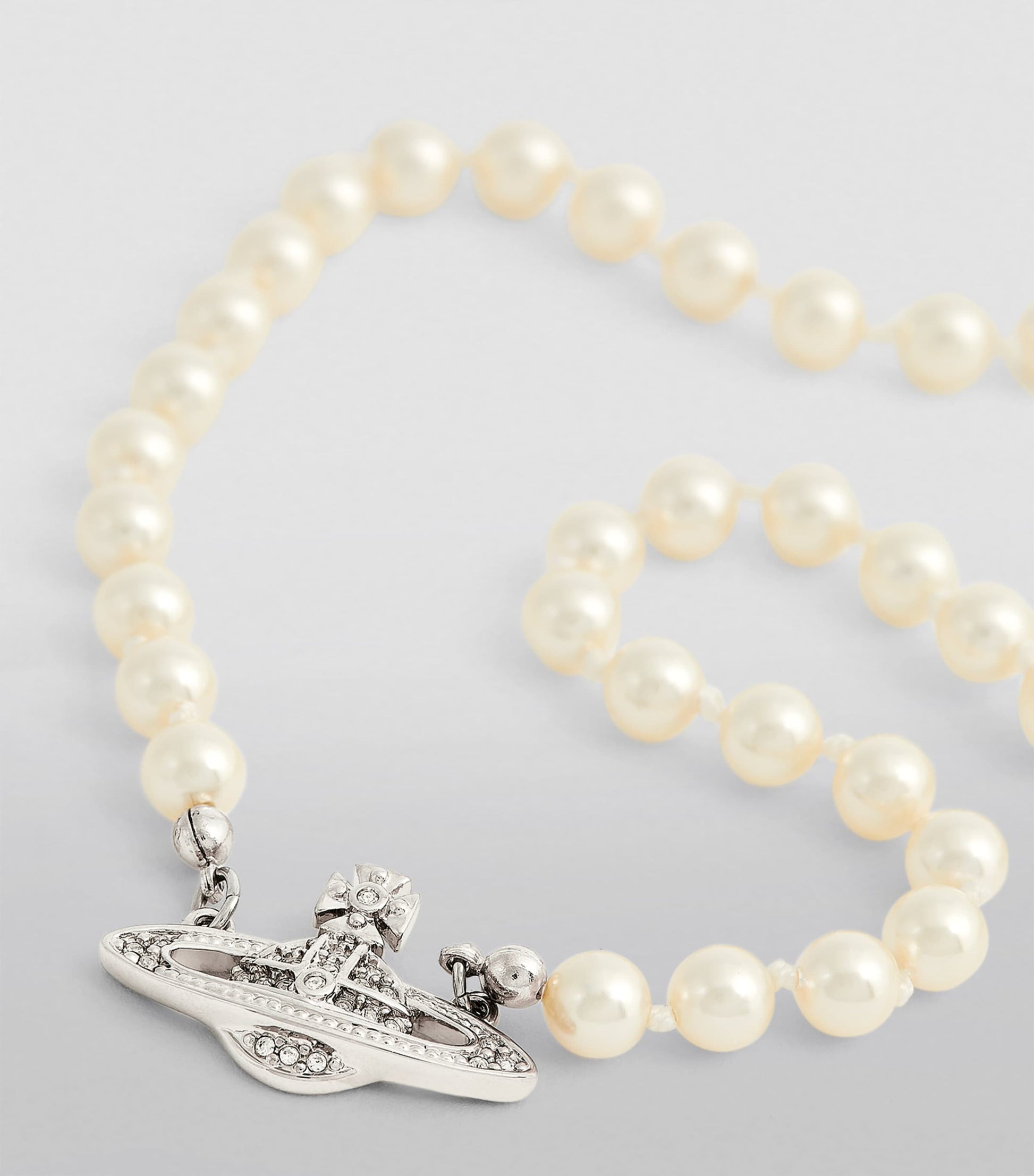 Vivienne Westwood Pearl Mini Bas Relief Necklace