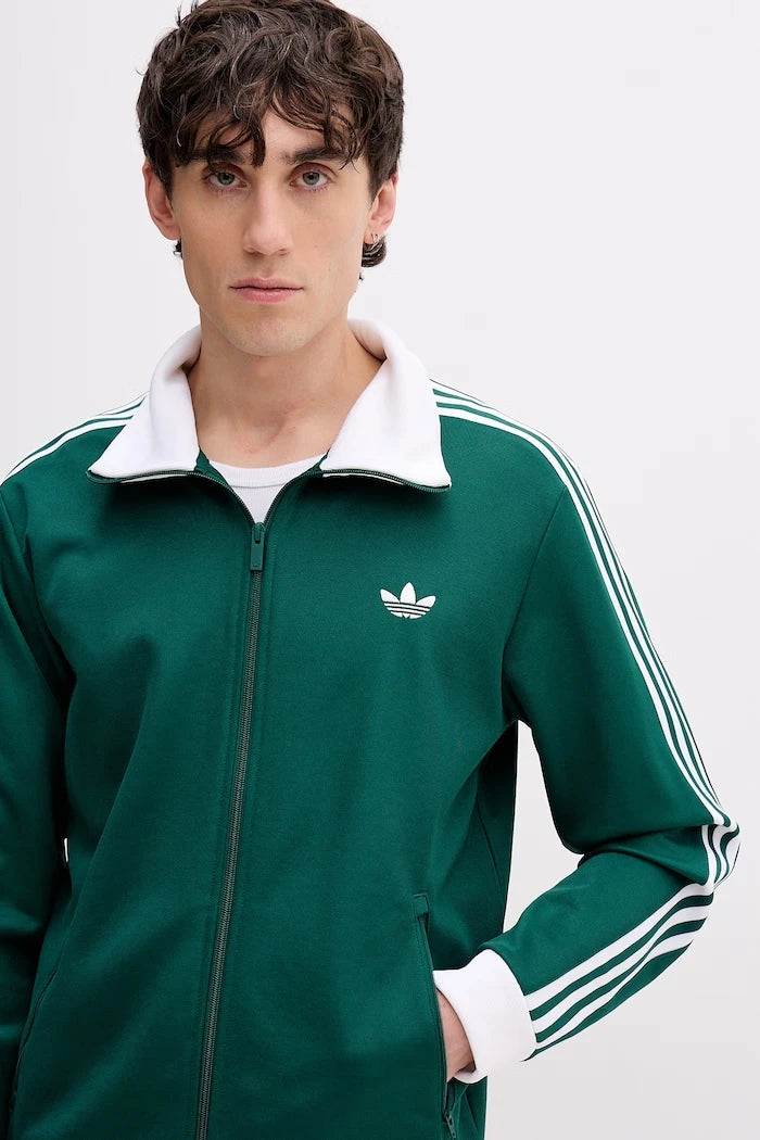 pamuklu erkek adidas Originals fermuarlı sweatshirt