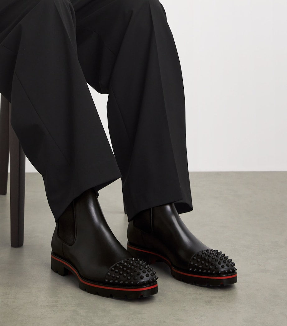 Melon Spikes Calfskin Boots