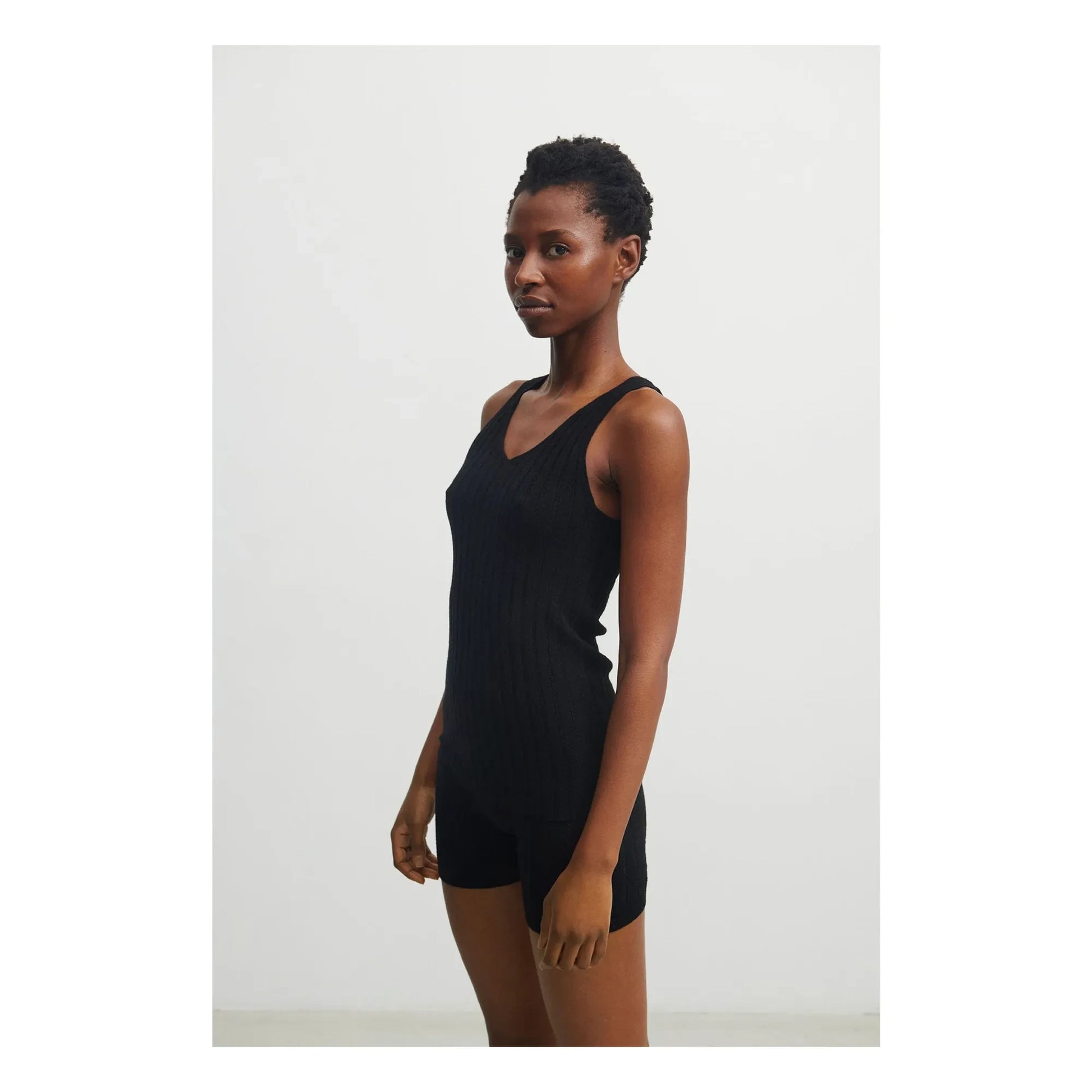 FUB - Merino wool tank top - Women's collection | Black