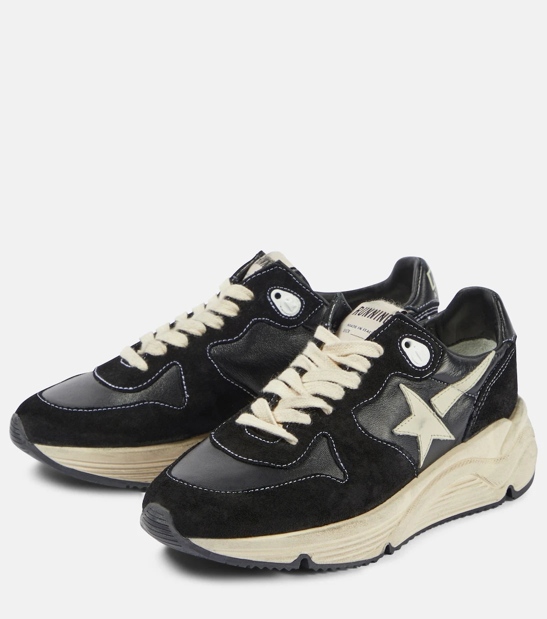Golden Goose - Running Sole suede and leather sneakers