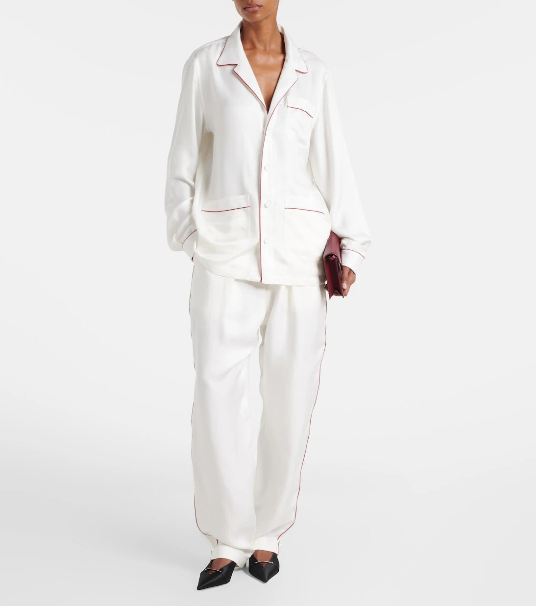 Tom Ford - Silk twill pajama shirt