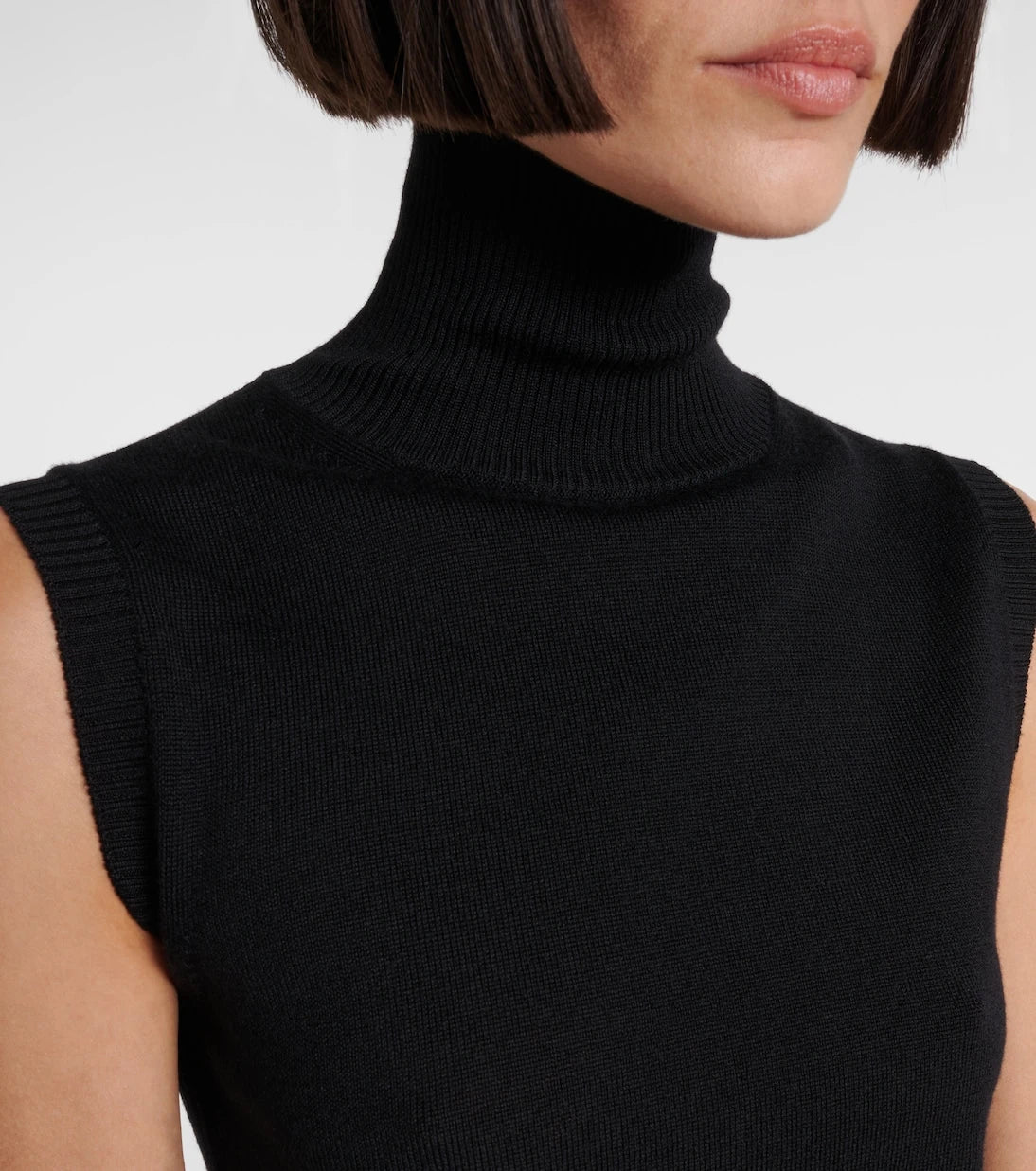Sportmax - Vertigo knitted virgin wool top
