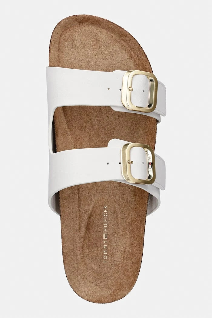 Tommy Hilfiger Kadın Deri Terlik TH CLASSIC CORK SANDAL LEATHER