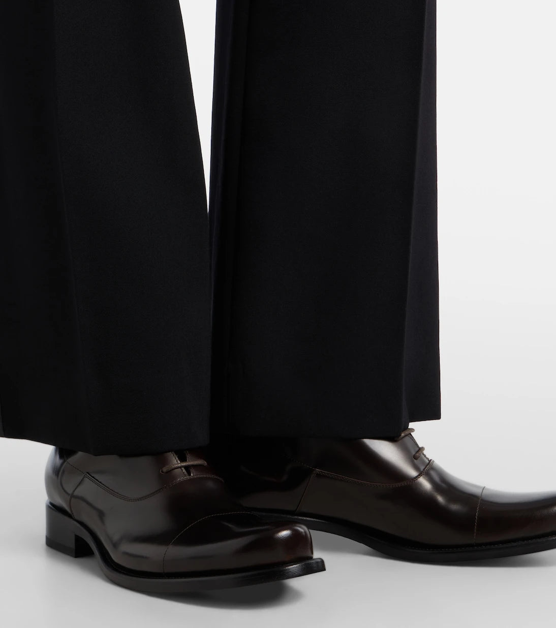 The Row - Kai leather lace-up boots