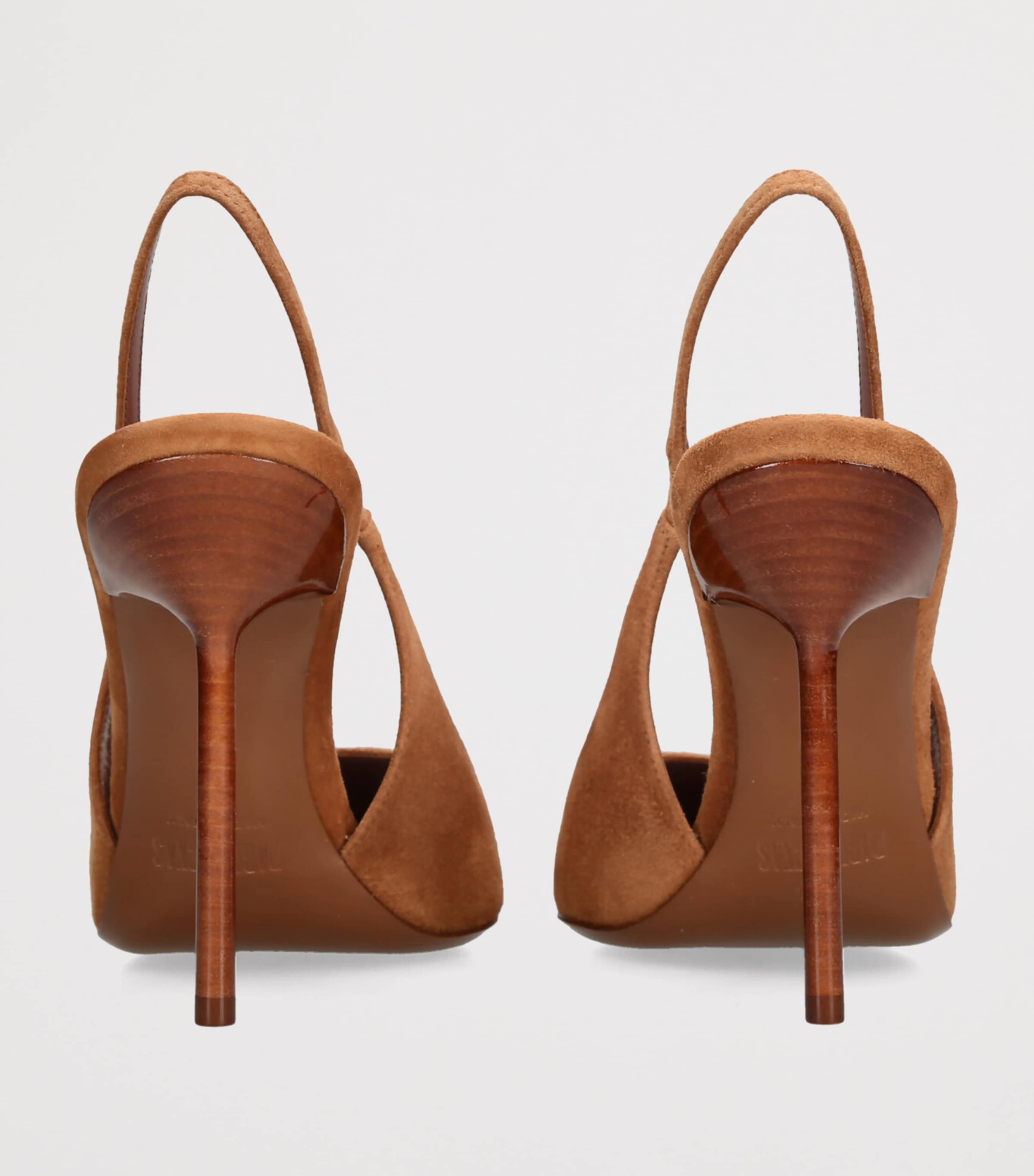 Beige Suede Lidia Slingback Pumps 105