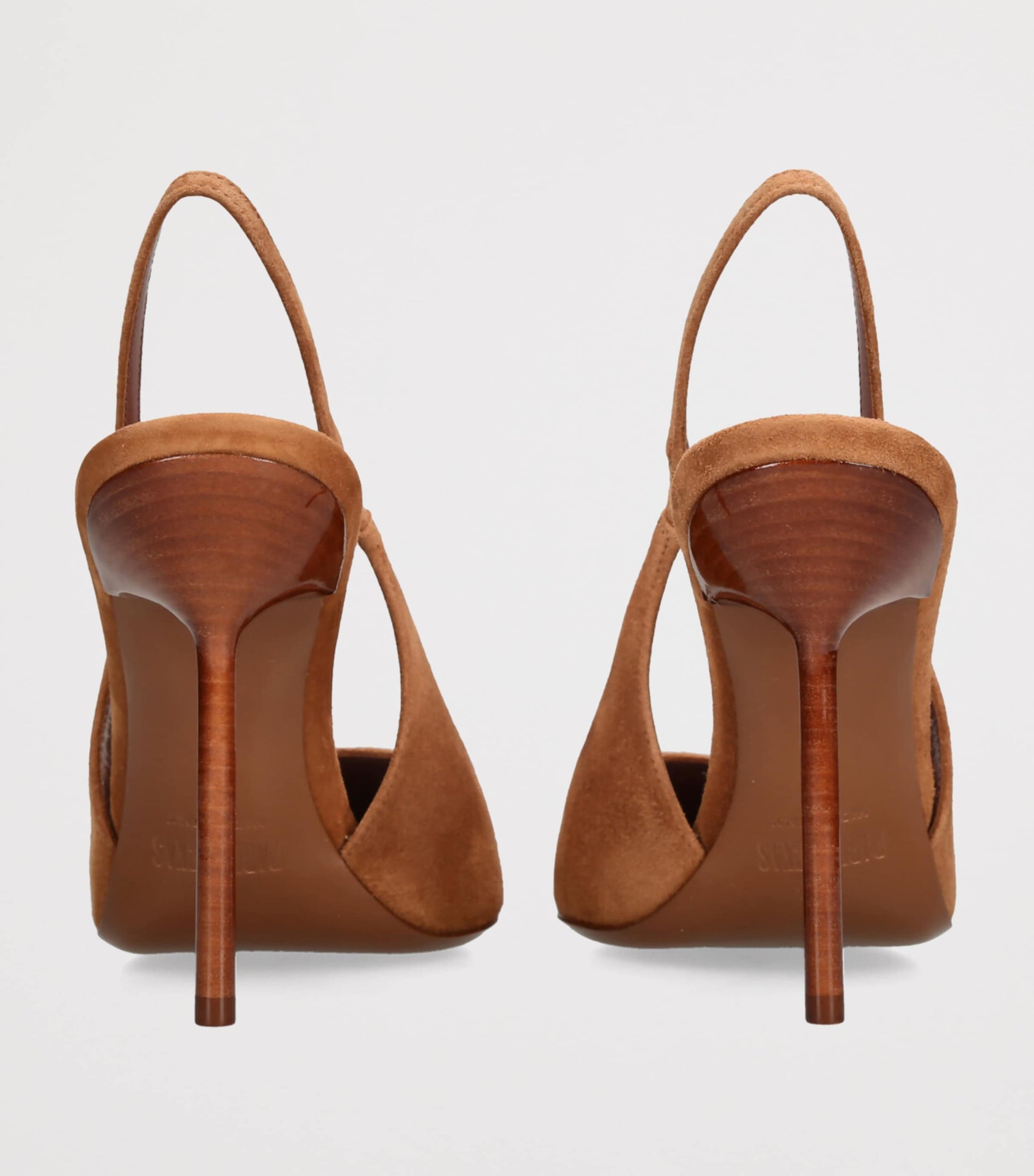 Beige Suede Lidia Slingback Pumps 105