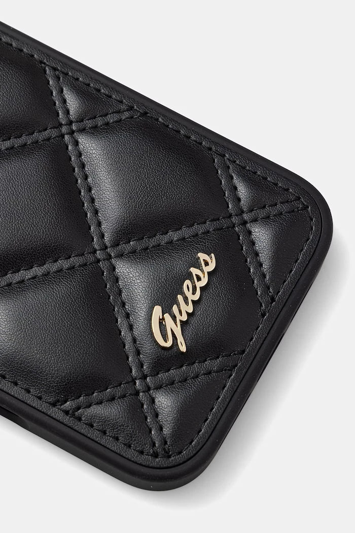 Guess кейс за телефон от имитация на кожа iPhone 16 Plus