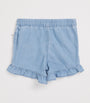 Stella McCartney Kids Organic Cotton Denim Ladybird Shorts (3-36 Months)