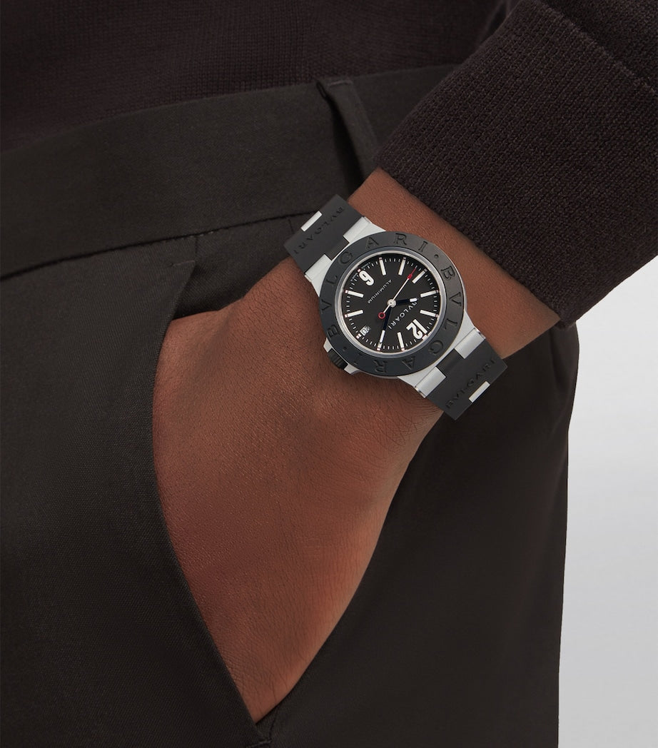 BVLGARI Aluminium Titanium Watch 40mm