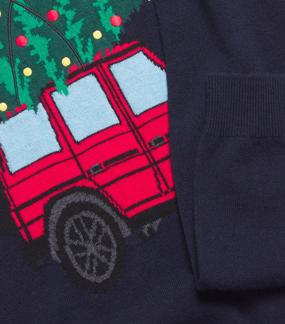 Mc2 Saint Barth Kids Wool-Blend Christmas Sweater (4-16 Years)