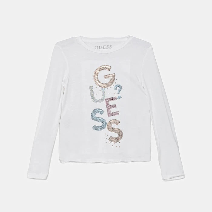 Детска блуза с дълги ръкави Guess