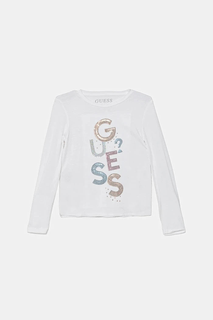 Детска блуза с дълги ръкави Guess