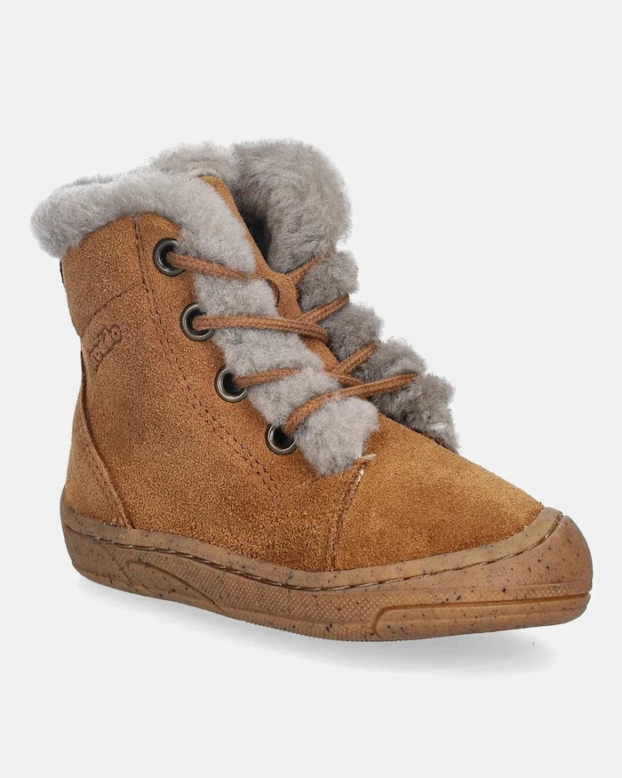 Детски велурени зимни обувки Froddo MINNI SUEDE LACES