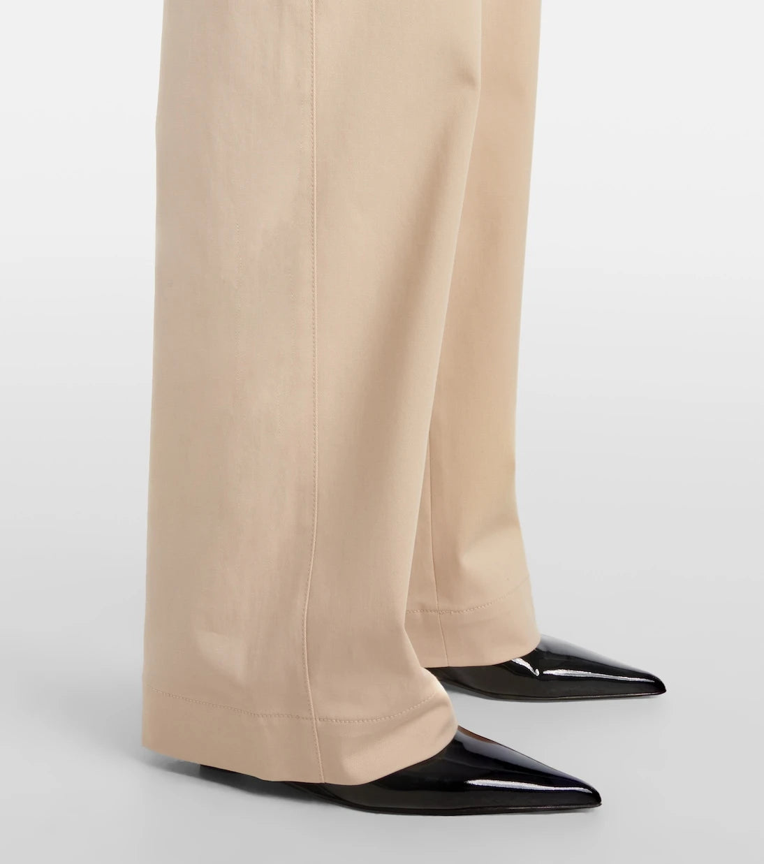 Sportmax - Era cotton-blend wide-leg pants