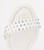 Christian Louboutin White Miss Jane Embellished Sandals 85