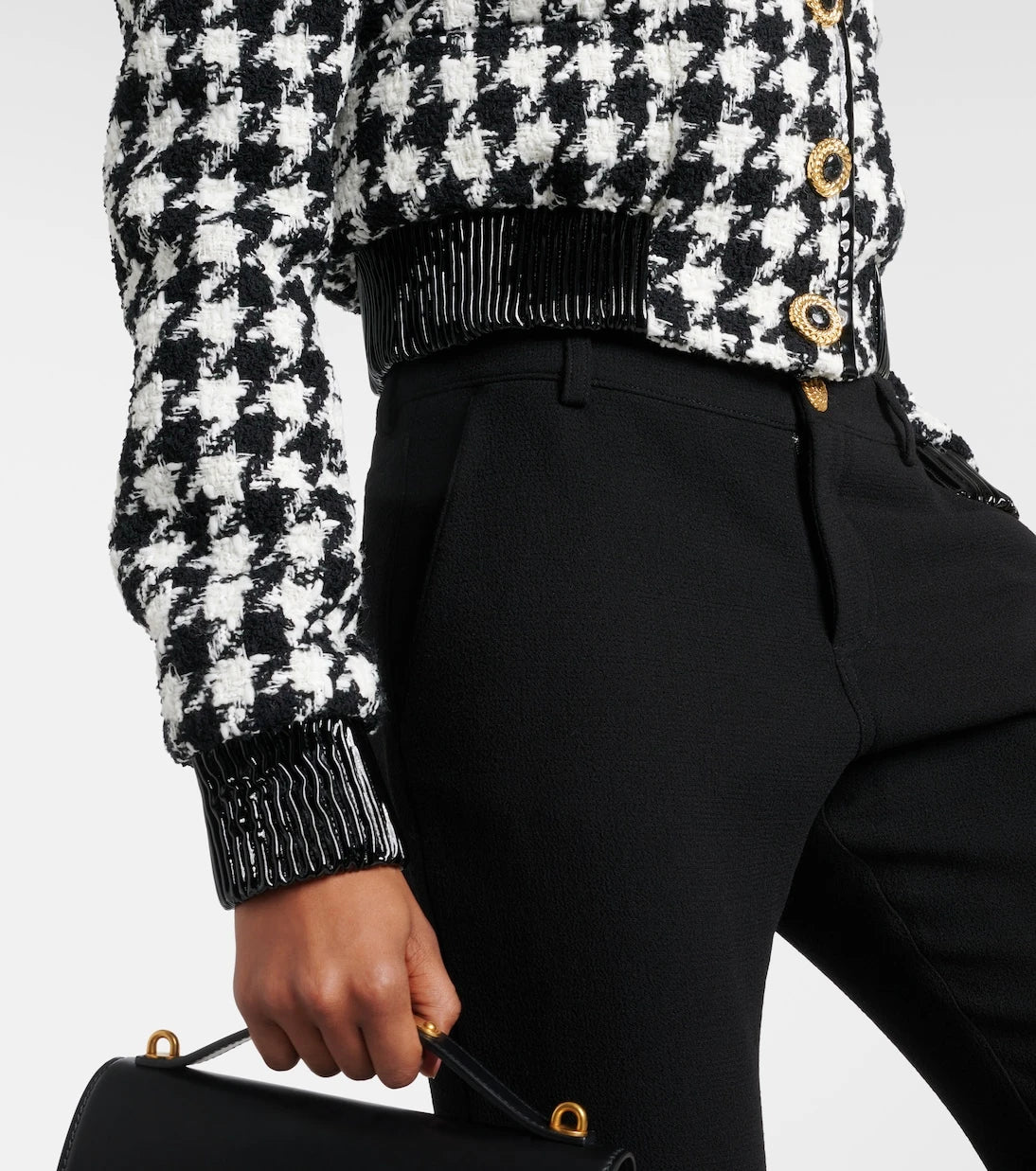 Balmain - Houndstooth tweed jacket