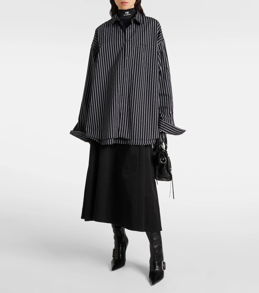Balenciaga - Flatground striped cotton shirt