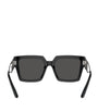 Black Square Logo Sunglasses
