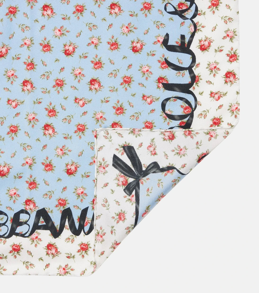 Dolce&Gabbana - Floral silk twill scarf