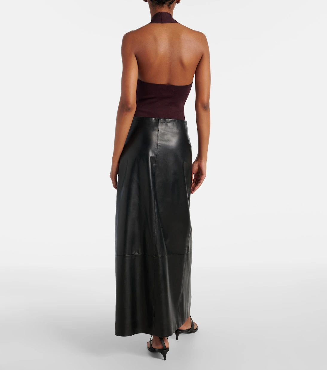 Khaite - Toto knitted open-back bodysuit