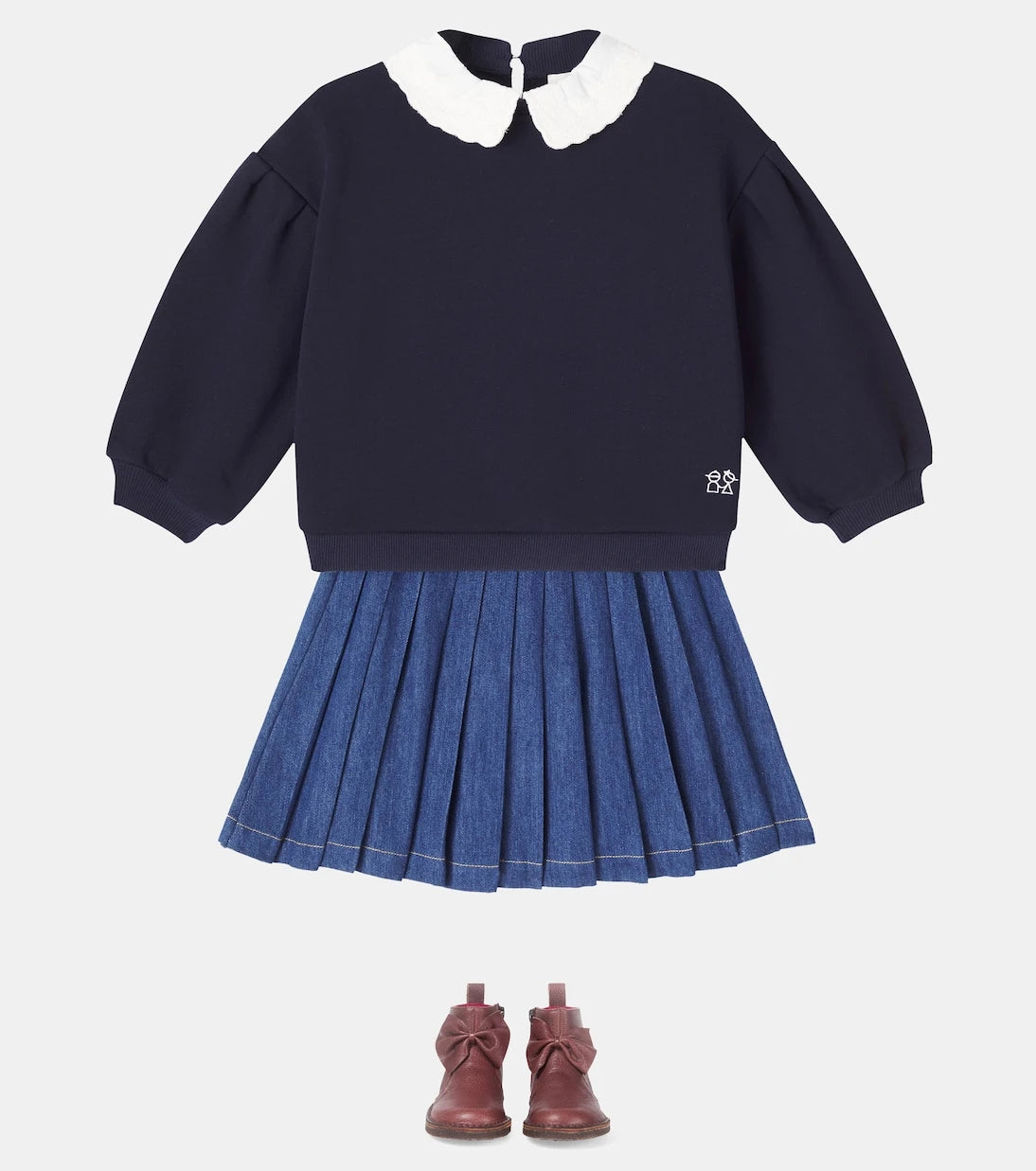 C'era Una Volta - Mandy pamuklu jarse sweatshirt