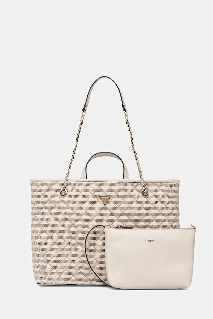 Guess suni deri kadın alışveriş çantası GIULLY