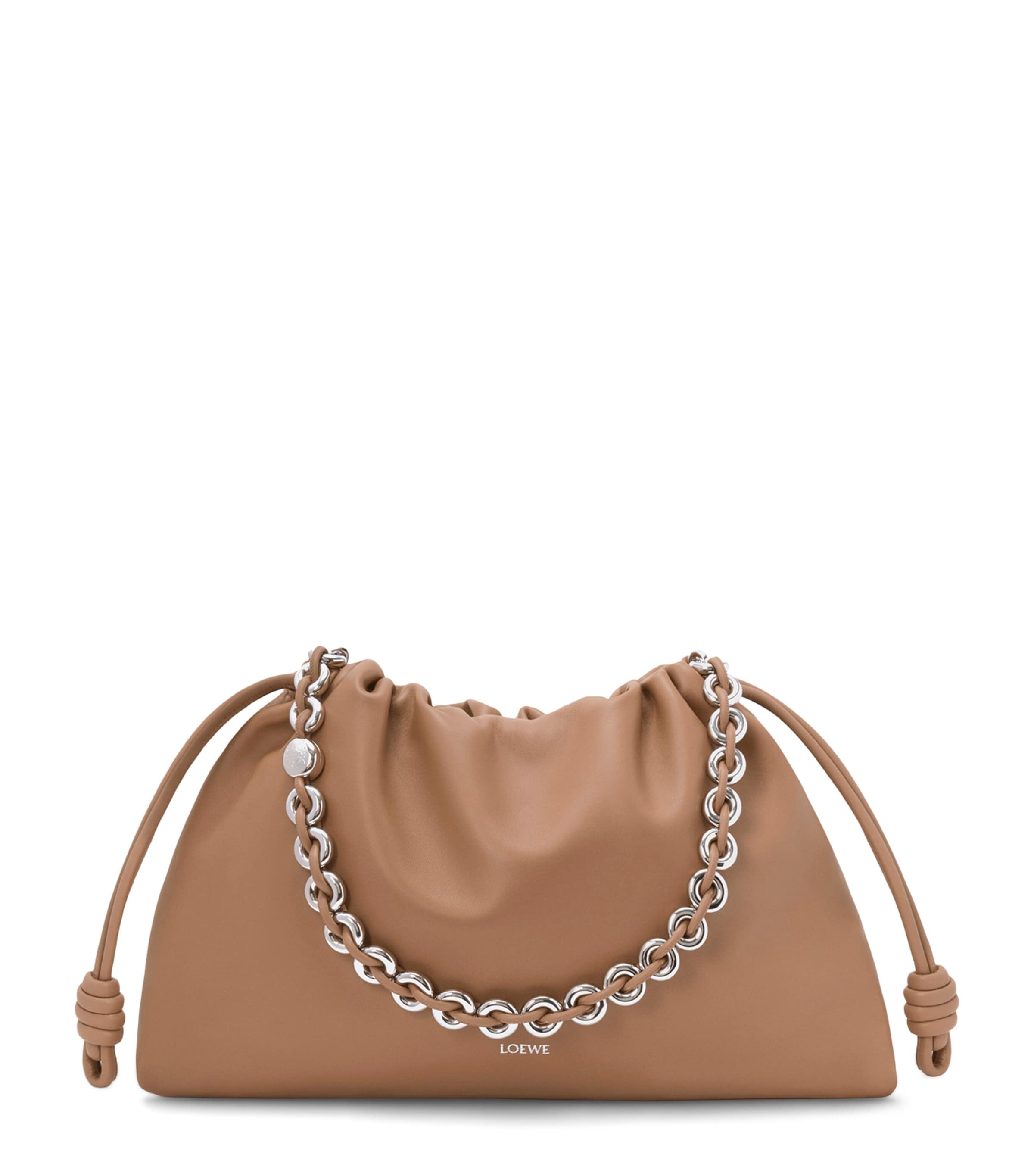 LOEWE Large Leather Flamenco Shoulder Bag