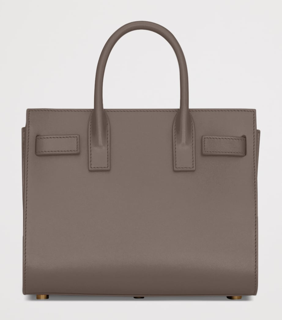 Saint Laurent Grey Nano Sac de Jour Tote Bag